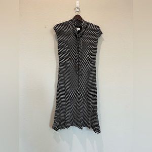 Milly Black and White Polka Dot Dress Size 10